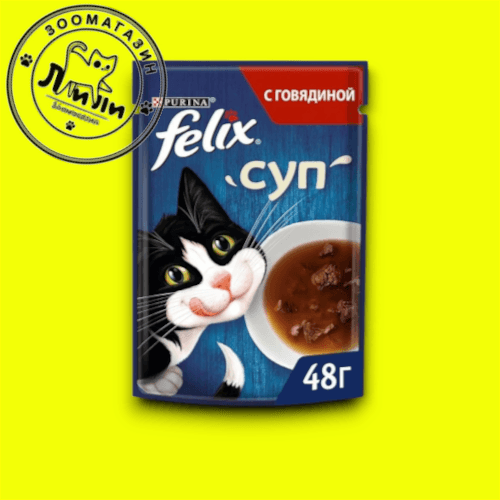 FELIX Суп с говядиной 48г